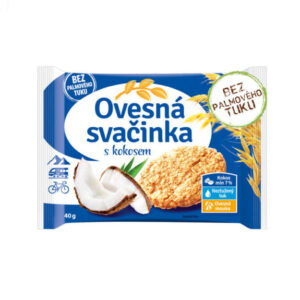Ovesná svačinka 40g s kokosem bez palmového tuku