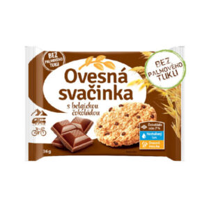 Ovesná svačinka 36g s belgickou čokoládou bez palmového tuku