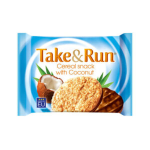Take & Run 50g ovesné sušenky s kokosem, polomáčené